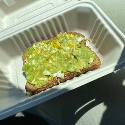 The Grove Cafe & Health Bar - Avacado toast w/ egg
