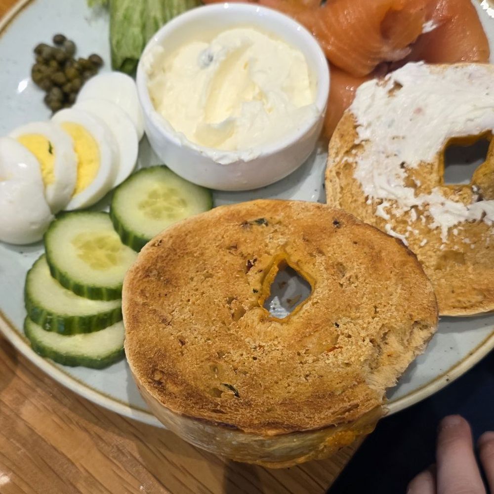 ARLO - Salmon bagel. - New American Near Me - San Diego, California ARLO - Salmon bagel. - New American Near Me - San Diego, California