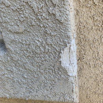 Handy Matt Services - Chipped stucco corner before repair - Saddle Point, Hemet, CA. - Handyman Near Me Handy Matt Services - Chipped stucco corner before repair - Saddle Point, Hemet, CA. - Handyman Near Me