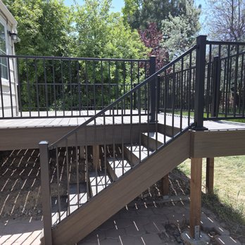 SG Handyman Services - New deck with new floor and rails and stair - Handyman Near Me - Aurora, Colorado