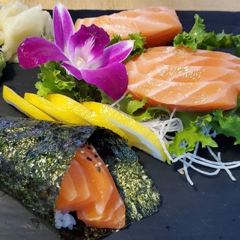 Ryo Sushi - Salmon sushi and salmon hand roll - Sushi Bars Near Me - Chicago, Illinois Ryo Sushi - Salmon sushi and salmon hand roll - Sushi Bars Near Me - Chicago, Illinois