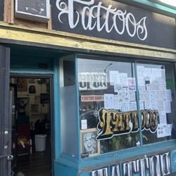 1110 Tattoo Parlor - Outside the shop