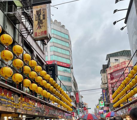Keelung MiaoKou Night Market by null