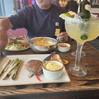 Flaming Margaritas - Filet mignon meal and champagne margarita. - Mexican Near Me - Branson, Missouri Flaming Margaritas - Filet mignon meal and champagne margarita. - Mexican Near Me - Branson, Missouri