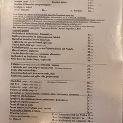 Bodega zum Strauss - Menu