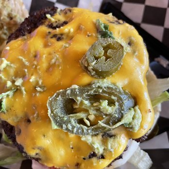 Hubcap Grill - Galveston - Two jalapeños my jalapeño burger. - Burgers Near Me - Galveston, Texas Hubcap Grill - Galveston - Two jalapeños my jalapeño burger. - Burgers Near Me - Galveston, Texas