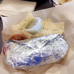 Chicken burrito