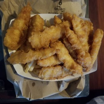 England Fish & Chips - Shrimp and chips dinner - Seafood Near Me - Long Beach, California