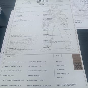 Mash'D - Menu - New American Near Me - Frisco, Texas