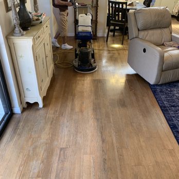 Custom Carpet Cleaning Ltd - 35 yo wood floor cleaned with our soap less cleaning process - Carpet Cleaning Near Me - Fort Pierce, Florida Custom Carpet Cleaning Ltd - 35 yo wood floor cleaned with our soap less cleaning process - Carpet Cleaning Near Me - Fort Pierce, Florida