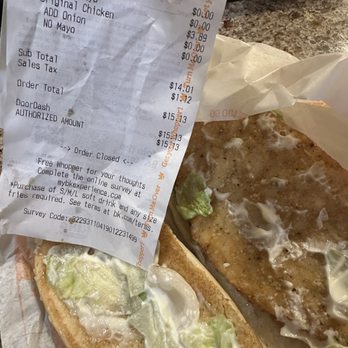 Burger King - Receipt Says No Mayo but Guess What..... - Fast Food Near Me - East Rochester, New York