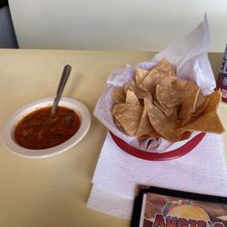 Augie's Taqueria & Restaurant - Chips and warm salsa