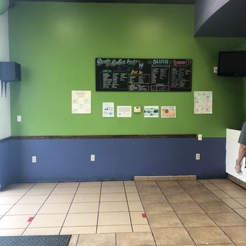 Bing's Boba Tea - Menu & red lines are for social distancing - Coffee & Tea Near Me - Tucson, Arizona