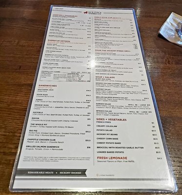Menu photo 8 Jack Stack Barbecue - Lee's Summit Lee's Summit, MO