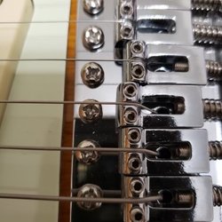 BCR Music & Sound - Note the extended saddle screws.