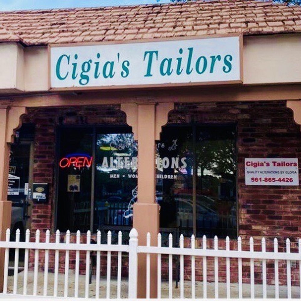 Cigia's Tailors - Outside - Sewing & Alterations Near Me - Delray Beach, Florida Cigia's Tailors - Outside - Sewing & Alterations Near Me - Delray Beach, Florida