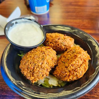 Sahara Mediterranean Cuisine - Falafels and Shata Dipping Sauce - Mediterranean Near Me - Lexington, Kentucky Sahara Mediterranean Cuisine - Falafels and Shata Dipping Sauce - Mediterranean Near Me - Lexington, Kentucky