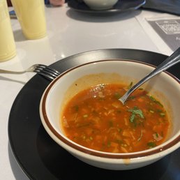 Delicious hot & sour soup. We got medium heat - & it's got a good kick. Get your immune system strong! Delicious hot & sour soup. We got medium heat - & it's got a good kick. Get your immune system strong!