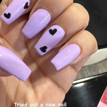 Pink Nails - Lucy did my nails and I love them. Just in time for Valentine's Day!! - Nail Salons Near Me - El Paso, Texas