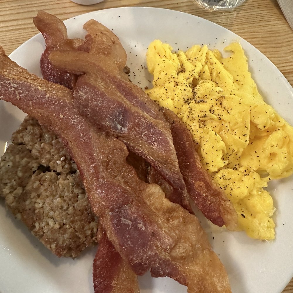 Sleepy Bee Cafe - Blue Ash - Goetta, bacon, scrambled eggs - Breakfast & Brunch Near Me - Blue Ash, Ohio Sleepy Bee Cafe - Blue Ash - Goetta, bacon, scrambled eggs - Breakfast & Brunch Near Me - Blue Ash, Ohio