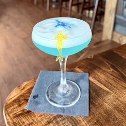 Lost at Sea was blue and gingery - came with an inedible mermaid (I was warned and took it as a challenge)