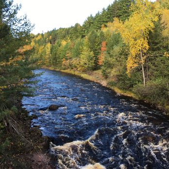 Copper Falls State Park - Cascades slowing down. - Parks Near Me - Mellen, Wisconsin