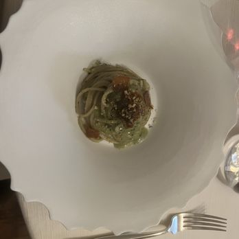 Santa Elisabetta - Starter pasta, spaghetti with sea urchin. - Italian Near Me - Florence, FI