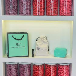The Beauty Tailor - Our packaging! Every lipstick gets its own case, microfiber cloth & dust bag.