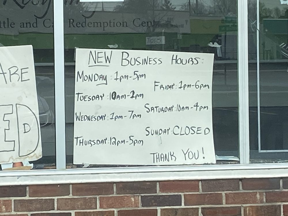 MILLERSPORT RECYCLING Updated September 2024 803 Millersport Hwy