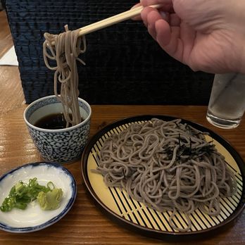 Kin - Zaru Soba. Cold noodles with dipping sauce - Izakaya Near Me - Lake Oswego, Oregon Kin - Zaru Soba. Cold noodles with dipping sauce - Izakaya Near Me - Lake Oswego, Oregon