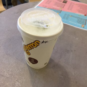 Happy Lemon - 11.03.17 hot oolong salted cheese - Bubble Tea Near Me - Berkeley, California