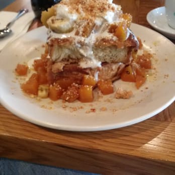 Copa Vida - Apple crumble French Toast, I think. Only ate like 2/3 of it. - New American Near Me - Pasadena, California