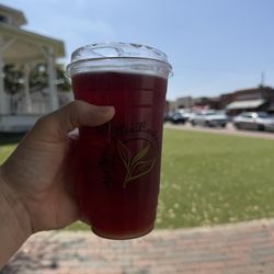 The Spice & Tea Exchange - Blueberry iced tea!