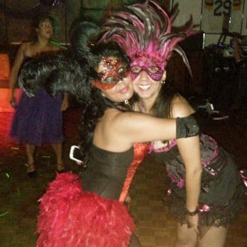 Behind the Scenes Costumes - The mask on the left with the black feathers was glamed up by Anya the owner. - Costumes Near Me - San Pedro, California Behind the Scenes Costumes - The mask on the left with the black feathers was glamed up by Anya the owner. - Costumes Near Me - San Pedro, California