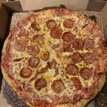 Sunrise Convenience Stores - Large Pepperoni pizza with garlic butter Parmesan. - Convenience Stores Near Me - Richmond, Michigan Sunrise Convenience Stores - Large Pepperoni pizza with garlic butter Parmesan. - Convenience Stores Near Me - Richmond, Michigan