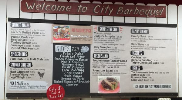 Menu photo 5 City Barbeque Louisville, KY Menu photo 5 City Barbeque Louisville, KY