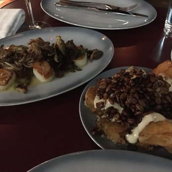 Aloette - Roasted squash with brown butter and pumpkin seeds, seared scallops. - French Near Me - Toronto, Ontario