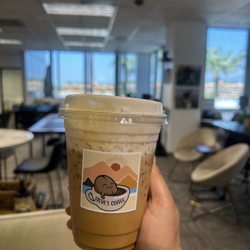 Steve's Coffee - Iced latte with cold foam - Coffee & Tea Near Me - Rancho Cucamonga, California Steve's Coffee - Iced latte with cold foam - Coffee & Tea Near Me - Rancho Cucamonga, California