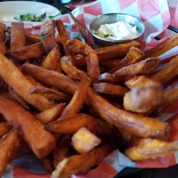 Maxie's - Sweet potato fries. Butter as a dip??? - Southern Near Me - Milwaukee, Wisconsin Maxie's - Sweet potato fries. Butter as a dip??? - Southern Near Me - Milwaukee, Wisconsin