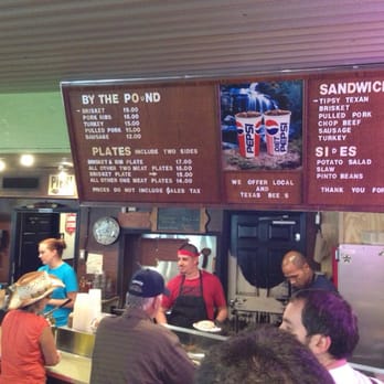 Franklin Barbecue - Front of line and menu - Barbeque Near Me - Austin, Texas