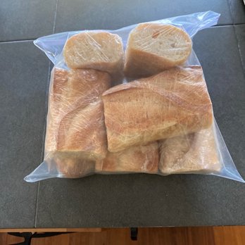 Leavened Bakery - 2 baguettes cut up & ready for sandwiches - Bakeries Near Me - Gold Beach, Oregon Leavened Bakery - 2 baguettes cut up & ready for sandwiches - Bakeries Near Me - Gold Beach, Oregon