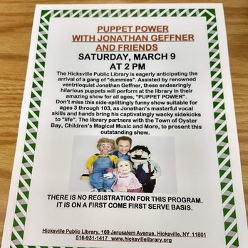 Hicksville Free Public Library - Flyer - Libraries Near Me - Hicksville, New York Hicksville Free Public Library - Flyer - Libraries Near Me - Hicksville, New York