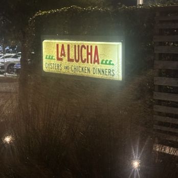 La Lucha - Front sign - Seafood Near Me - Houston, Texas La Lucha - Front sign - Seafood Near Me - Houston, Texas