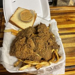 The Catfish Connection - Overdone, old grease filets