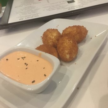 Steak 48 - Fried deviled eggs - a must try! - Steakhouses Near Me - Houston, Texas