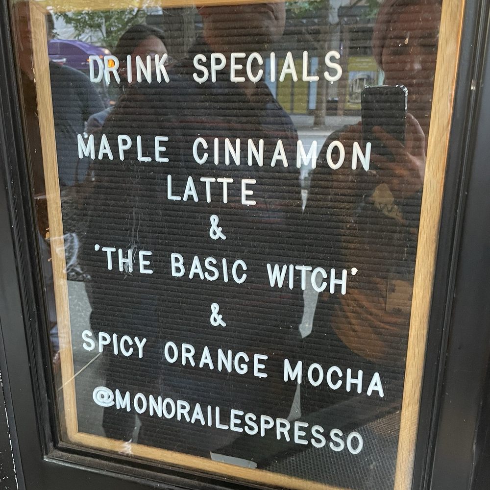 Monorail Espresso - Holiday drinks - Coffee & Tea Near Me - Seattle, Washington