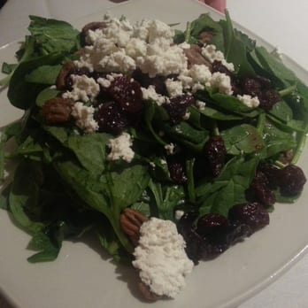 Alberto's Ristorante - Spinach salad with pecans and goat cheese - Italian Near Me - Hyannis, Massachusetts Alberto's Ristorante - Spinach salad with pecans and goat cheese - Italian Near Me - Hyannis, Massachusetts