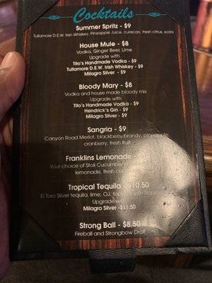 Menu photo 5 Franklin's East Falls Philadelphia, PA Menu photo 5 Franklin's East Falls Philadelphia, PA