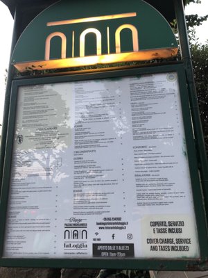 Menu photo 6 La Loggia Florence, FI