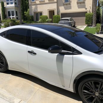 SAS Elite Tint - Window tint on my 2025 toyota Prius night shade side view passage - Vehicle Wraps Near Me - Van Nuys, California SAS Elite Tint - Window tint on my 2025 toyota Prius night shade side view passage - Vehicle Wraps Near Me - Van Nuys, California
